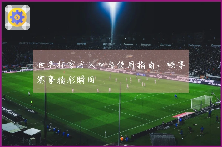 世界杯官方入口与使用指南，畅享赛事精彩瞬间